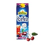 Pfanner IceTea Wildkirsche – Direkt aufgebrühte Schwarzteesorten kombiniert mit Kirschsaft (1 x 2...