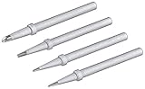 Goobay 51092 Lötspitze Set für Lötstation AP2 / Lötkolben Spitzen 4er Set / Ersatz Lötspitzen...