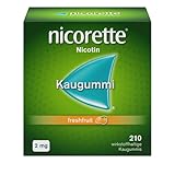 NICORETTE Kaugummi Vorratspackung 2mg freshfruit – Nikotinkaugummi zur Raucherentwöhnung –...
