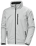 Herren Helly Hansen Crew Hooded Jacket, Grau-Nebel, XL