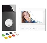 BTICINO, Flex ONE 2-Draht Videosprechanlagen WLAN Set, Classe 300 X13E mit 7' Touchscreen, 105°...