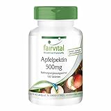 Fairvital | Apfelpektin Tabletten - mit löslichen Ballaststoffen, Calcium und Vitamin C - VEGAN -...