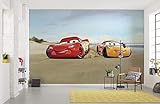 Komar Disney Fototapete | Cars Beach Race | Größe: 368 x 254 cm (Breite x Höhe) | Tapete, Kinder,...