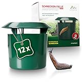 GARDIGO® Schneckenschutz - Schnecken-Falle 12er Set I Bio Schneckenfalle für den Garten I...