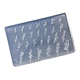 Kleine Kunstzubehör-Formen, Blumen-Thema, Nägel, Verzierung, Form für zarte Maniküre-Designs,...