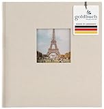 goldbuch 27 723 Bella Vista Fotoalbum mit Bildausschnitt Sandgrau, Erinnerungsalbum im Format 30 x...