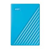 WD My Passport externe Festplatte 4 TB (mobiler Speicher, schlankes Design, herunterladbare...