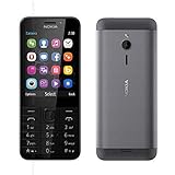 Nokia RM-1172 Dark Silver All Carriers Handy 230, 7,11 cm (2,8 Zoll) (Dual SIM, MP3 Player, microSD...