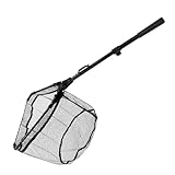 Fischernetz mit Teleskopstange, ausziehbares Schmetterlingsnetz, Teleskopgriff, Fischnetze zum...