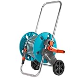 Gardena 18502-26 Aquaroll Schlauchwagen S Set, komplett mit 20 m Schlauch, Systemteilen und...