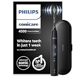 Philips Sonicare ProtectiveClean 4500 elektrische Zahnbürste, Schallzahnbürste mit 2 Putzmodi,...