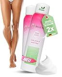 Belle Body Premium Enthaarungsschaum 300ml 2 Dosen - Effektive Haarentfernung ohne Rasur für Frauen...