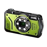 PENTAX WG-8 Grüne Allwetter-Abenteuerkamera mit hervorragender Wasserdichtigkeit, Staubdichtigkeit...