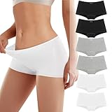 Lakpoau Boxershorts Unterhosen Damen Unterwäsche Baumwolle Slips Atmungsaktive Shorts Cotton...
