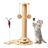 Besreey Katzenkratzbaum - Multifunktionelles Katzen Spielzeug Mit Denkaufgabe | Multifunktionales...