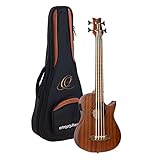 Ortega Guitars Bass Ukulele elektro-akustisch - bundlos - Lizard Series - inklusive Gigbag -...