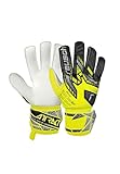 Reusch Attrakt Solid griffige Torwarthandschuhe Herren und Frauen Fußballhandschuhe für Erwachsene...