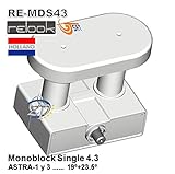 Duoblock Single LNB 4.3