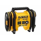 Dewalt Akku-Kompakt-Kompressor (12V-Anschluss oder 18V Akku, 11 Bar, für Fahrrad- und Autoreifen,...