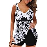 Lange Herren Tops Swimdress Print Set Back Riemchen Plus Badeanzüge Größe Stück Zwei Frauen...