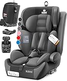 KIDIZ® Autokindersitz Kinderautositz mit Isofix Gruppe 1+2+3 9-36 kg 5-Punkt-Sicherheitsgurt,...