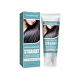 New Protein Correcting Hair Straightening Cream - Silk & Gloss Hair Straightening Cream, Nourishing...