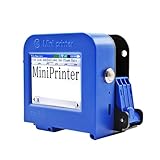 HDXAEW Tragbarer 25,4-mm-Etiketten-Tintenstrahldrucker, großer Zeichen-Mini-Handcodierer,...
