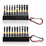 20 Stück S2-Stahl Impact Bit Set, Schraubendreher Bit Set, mit Magnetspitzen, Schraubendreher...
