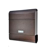 ALSTEN TECH Modernes Design Briefkasten Antik Bronze Wandbriefkasten Postkasten mit Zeitungsfach C4...
