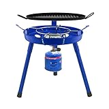 3in1 Camping Gasgrill mit 3 Anschlussmöglichkeiten (Kartuschen oder Gasflasche) Partygrill...