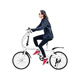 CUMELLIIR 20 Zoll Fahrrad Klappbar, Klapprad Erwachsene Leicht 6-Gang Höhenverstellbar,...