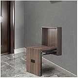 Generisch Fußbank Badhocker für die Dusche Holz Bambus Hocker 2 Ebenen Duschhocker Wohnhocker...