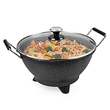 Princess Stir-Fry Elektro-Wok - 1400 Watt, 7 Liter, 35 cm Durchmesser, Regulierbarer Thermostat,...