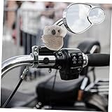 Abaodam 2 Stück Motorrad Rückspiegel Dekoration Niedliche Ornamente für Lenker Design Einfach zu...
