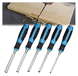 Stechbeitel Set, Stechbeitelsatz, Handmeißel-Werkzeugsatz for Holzschnitzen mit Klinge aus...