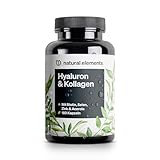 Hyaluronsäure Kollagen Komplex - 180 Kapseln - Angereichert mit Biotin, Selen, Zink, Vitamin C aus...