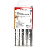 fischer Steinbohrer Set, 5 - 12 mm Durchmesser, Aufsätze für Bohrmaschinen, Bohrerset mit...