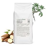 Saporepuro Tapiokastärke 500 gr – Glutenfreies, natürliches Verdickungsmittel für Backen,...