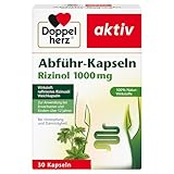 Doppelherz Abführ-Kapseln Rizinol 1000 mg - Rizinusöl 100% pflanzliches Abführmittel bei...