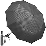 Satol 137,2 cm großer, winddichter Golfschirm, 10 Rippen, automatisches Öffnen/Schließen,...