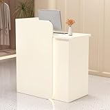 Empfangstheke, Empfangstresen mit Abschließbare Schublade, Messetheke Rezeption Tisch,...