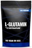 1Kg L-GLUTAMIN Ultrapure Pulver extra hochdosiert & 99,5% rein - Laborgeprüft und vegan – Made in...