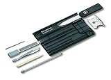 Victorinox 07233T3 SwissCard Quattro Onyx transparent Taschenwerkzeug, STANDARD