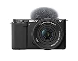 Sony ZV-E10K Systemkamera (APS-C) mit 16-50 mm f/3,5-5,6 II Power Zoom Kit-Objektiv – dreh- und...