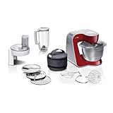 Bosch Küchenmaschine MUM5 CreationLine MUM58720, Edelstahl-Schüssel 3,9 L, Mixer 1,25 L,...