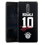 DeinDesign Hard Case kompatibel mit Nokia 8 Schutzhülle schwarz Smartphone Backcover FC Bayern...