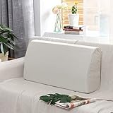 Hochwertiges dickes Schaumstoff-Sofa-Rückenkissen mit abnehmbarem Bezug, Lendenwirbelstütze für...