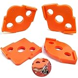 4 Stück Frässchablonen für Oberfräse, Radius Jig Router Templates,für Handkantentrimmer,...