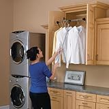 CSstone Ausziehbare Kleiderstange Kleiderlift für Schrankbreite 550-1250 mm Breite, Kleiderschrank...