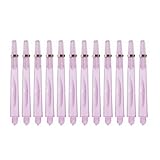 ohodhmnu Dart-Schäfte, transparent, mit Edelstahlringen, 2BA, 4,5 mm Schraubgewinde, einfache...